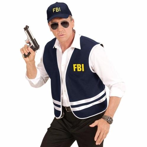 Verkleed politie FBI agent vest en petje voor volwassenen .., Kleding | Heren, Carnavalskleding en Feestkleding, Verzenden