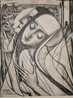 Jan Toorop (1858-1928) - Noordzee Huis in Domburg, Antiek en Kunst