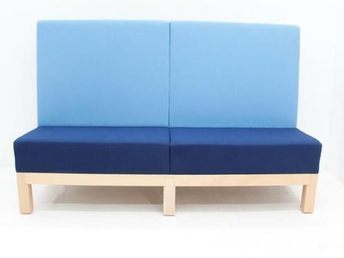 Treinbank - 115x180x60 (hxbxd) - bekleding blauw - onderstel, Auto-onderdelen, Ophanging en Onderstel, Gebruikt, Ophalen of Verzenden