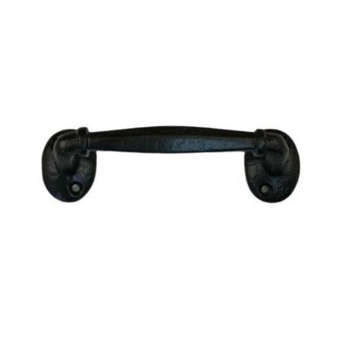 Deur/raamgreep ijzer zwart 13,5 cm, Doe-het-zelf en Verbouw, Hang- en Sluitwerk, Nieuw, Ophalen of Verzenden