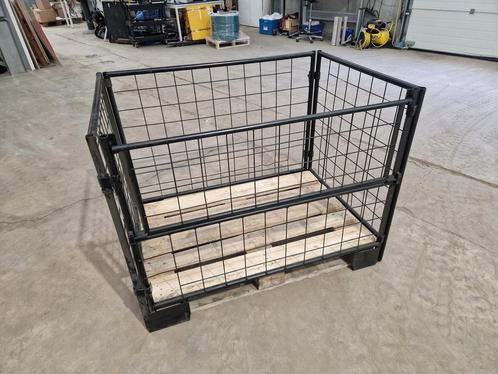 Pallet opzetrand 1200x800x965mm zwart, gebruikt, Zakelijke goederen, Partijgoederen en Retail | Verpakking en Verzending, Ophalen of Verzenden