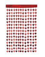 HEMA Glitter gordijn hartjes rood, Verzenden, Nieuw