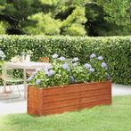 vidaXL Plantenbak verhoogd 160x40x45 cm cortenstaal roestig, Tuin en Terras, 100 cm of meer, Verzenden, Nieuw, Metaal