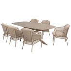 4 Seasons Puccini tuinset 7-delig - Prado tuintafel, Tuin en Terras, Verzenden, Nieuw