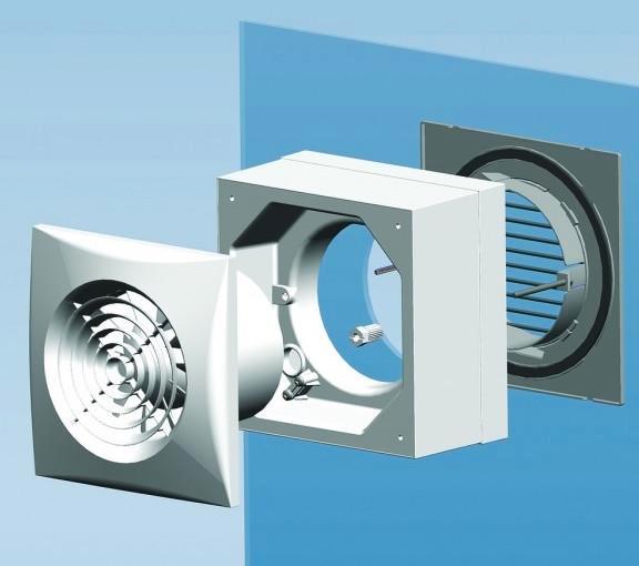 Raamset decor/silent 100, Doe-het-zelf en Verbouw, Ventilatie en Afzuiging, Nieuw, Verzenden