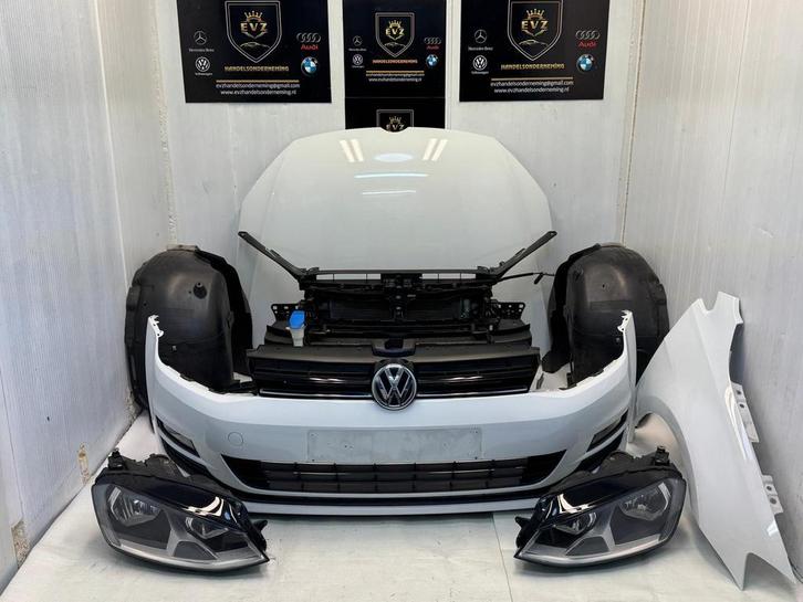 VW Golf VII AUA complete Voorkop bj.2016 kleur wit LC9A, Auto-onderdelen, Carrosserie en Plaatwerk, Gebruikt, Volkswagen, Voor