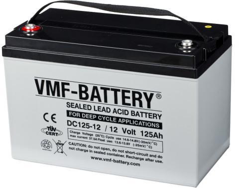 VMF AGM Deep Cycle accu | DC125-12 | 12V 125Ah, Auto-onderdelen, Accu's en Toebehoren, Ophalen of Verzenden