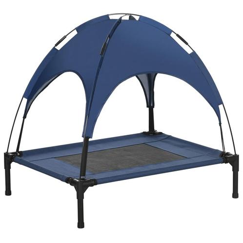 TRUUSK Huisdierbed Buiten - Met Baldakijn - Verhoogd - Netst, Dieren en Toebehoren, Honden-accessoires, Nieuw, Verzenden