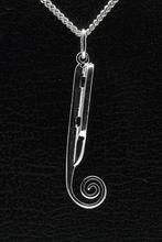 Zilveren Friese doorloper schaats ketting hanger - groot, Sieraden, Tassen en Uiterlijk, Verzenden, Nieuw