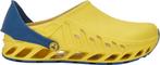 Scholl Evoflex Tpr - maat 36 - Unisex Clogs - Geel/Blauw, Verzenden, Nieuw