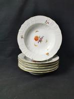 KPM - Rocaille -6 Piatti fondi - D.25cm - 1.Wahl -scettro in