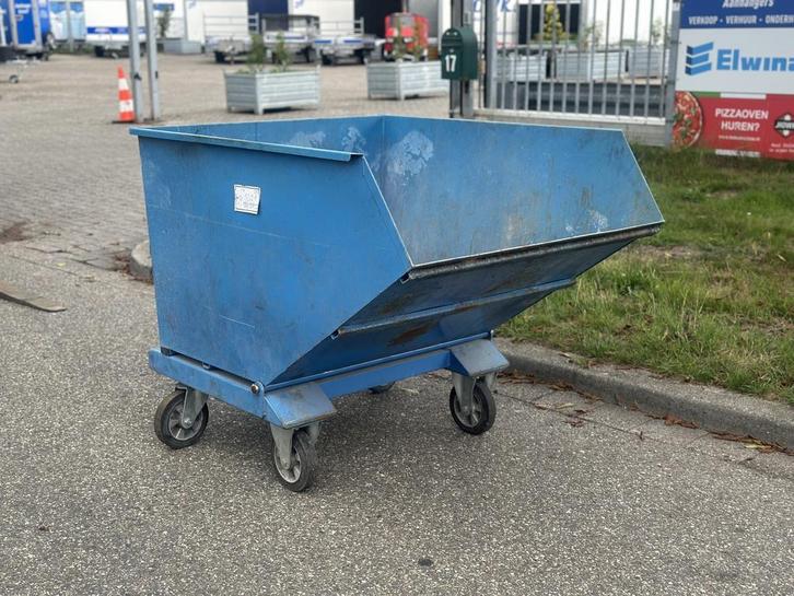 Gebruikte Kantelbakken, Kantelbak, Kiepbak, Kiepcontainer, Doe-het-zelf en Verbouw, Kratten en Dozen, 100 cm of meer, Gebruikt