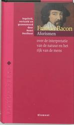 Aforismen / Viator reeks 9789077070857 F. Bacon, Boeken, Verzenden, Zo goed als nieuw, F. Bacon