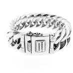 Zilveren Buddha to Buddha armband | 20 cm, Sieraden, Tassen en Uiterlijk, Armbanden, Gebruikt, Zilver, Zilver, Verzenden