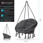 KESSER® Hangstoel - Binnen & Buiten - Tot 150kg - 2 Kussens, Huis en Inrichting, Fauteuils, Verzenden, Zo goed als nieuw