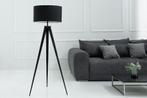 Elegante vloerlamp TRIPOD 142cm zwarte retro vloerlamp -, Huis en Inrichting, Lampen | Vloerlampen, Ophalen of Verzenden, Nieuw