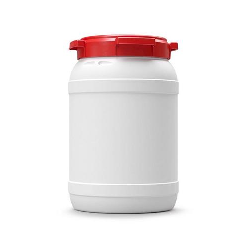 Voerton Curtec 20 liter wit met rood deksel, Zakelijke goederen, Kantoor en Winkelinrichting | Magazijn, Stelling en Opslag, Ophalen of Verzenden