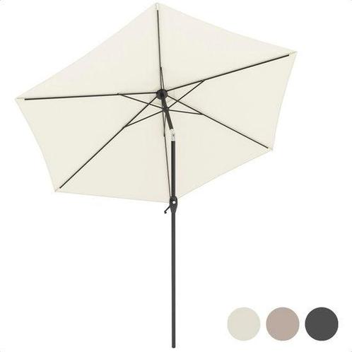 Tweedekans | LifeGoods Parasol - Ø270 cm - 30° Kantelbaar -, Tuin en Terras, Tuinsets en Loungesets, Zo goed als nieuw, Ophalen of Verzenden