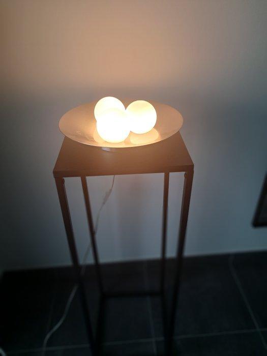 Massive Retro - Lamp - Bello - Glas, Metaal, Antiek en Kunst, Curiosa en Brocante