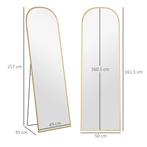 Staande Spiegel Volledige Lichaamsspiegel Grote Spiegel, Mod, Huis en Inrichting, Kasten | Dressoirs, Verzenden, Nieuw