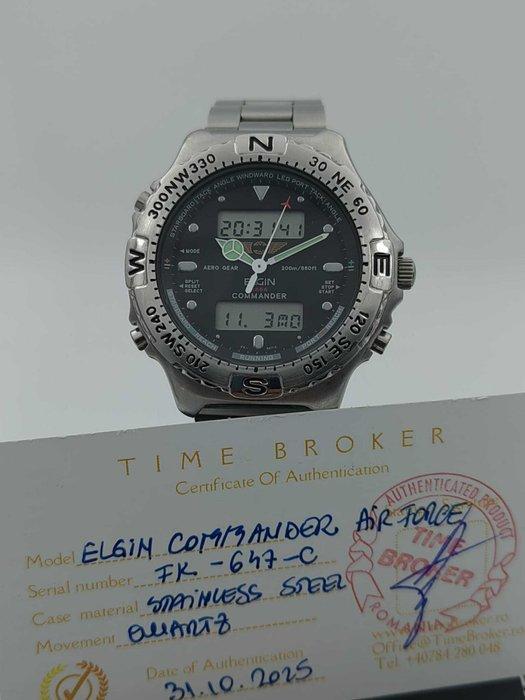 Elgin - Commander - Air Force - Zonder Minimumprijs - Heren, Sieraden, Tassen en Uiterlijk, Horloges | Heren