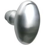 Knopkruk Ei 65x38 mm mat chroom, Ophalen of Verzenden, Nieuw