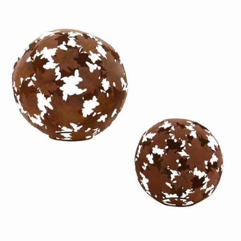 Metalen bladeren bal | Decoratie-idee voor uw herfstdecorati, Huis en Inrichting, Woonaccessoires | Wanddecoraties, Nieuw, Verzenden