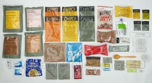 Militair rantsoen 4900 kcal - zeer uitgebreid. Noodpakket, Sport en Fitness, Bergsport en Wandelen, Overige typen, Nieuw, Verzenden
