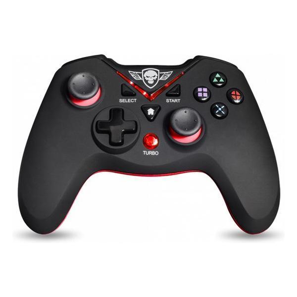 Spirit of Gamer - PS3 Controller - Rood / Zwart - Third, Spelcomputers en Games, Spelcomputers | Sony PlayStation Consoles | Accessoires