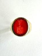 Zegelring - 14 karaat Geel goud Carneool - Huis Ostoya Edele, Sieraden, Tassen en Uiterlijk