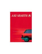 1980 AUTOBIANCHI A112 ABARTH BROCHURE FRANS, Nieuw, Author