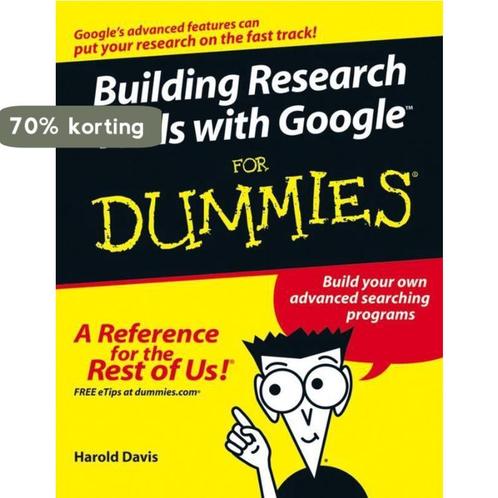 Building Research Tools with Google For Dummies Harold Davis, Boeken, Overige Boeken, Gelezen, Verzenden