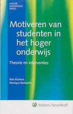 Motiveren van studenten in het HO 9789001712082 Rob Martens, Verzenden, Zo goed als nieuw, Rob Martens