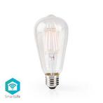 Nedis Wi-Fi Smart LED Filamentlamp | E27 | ST64 | 5 W |, Nieuw, Ophalen of Verzenden