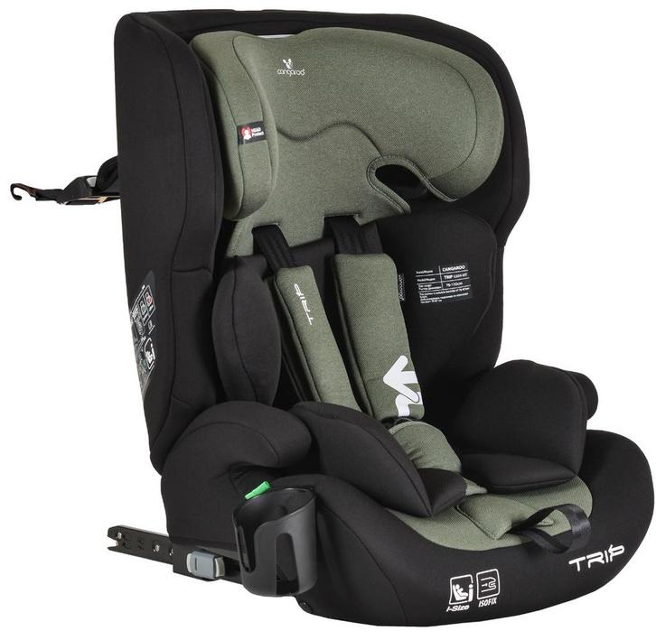 Cangaroo Trip Hunter Green 76-150 cm i-Size Autostoel, Kinderen en Baby's, Autostoeltjes, Nieuw, Isofix, 9 t/m 36 kg, Verzenden