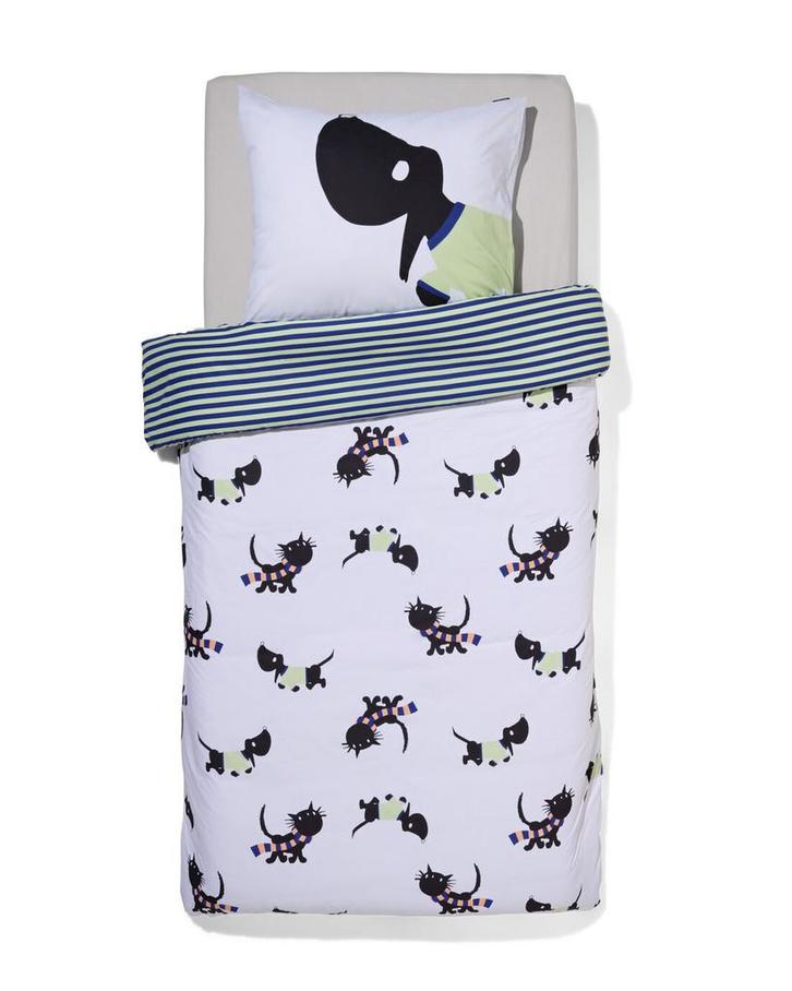 HEMA Takkie kinderdekbedovertrek 140x200cm zacht katoen, Huis en Inrichting, Slaapkamer | Beddengoed, Nieuw, Verzenden