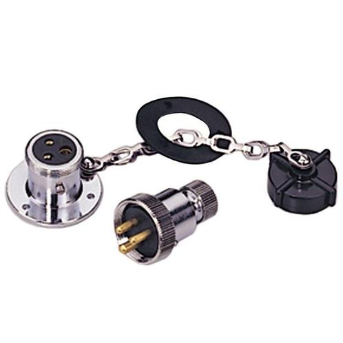 Dekstekker met Stopcontact 3-Polig 3 Amp, Watersport en Boten, Accessoires en Onderhoud, Ophalen of Verzenden