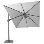 Challenger T2 zweefparasol 350x260 cm lichtgrijs met, Tuin en Terras, Ophalen of Verzenden, Nieuw