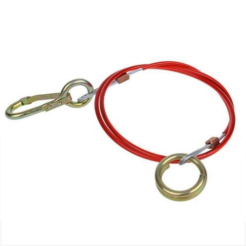 ProPlus Breekkabel met ring - verzinkt - 1 meter - geplas..., Auto diversen, Aanhangwagen-onderdelen, Nieuw, Ophalen of Verzenden