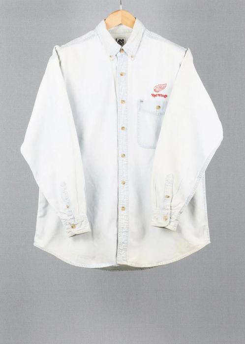 Lee White vintage denim shirt in size L for Unisex, Kleding | Heren, T-shirts, Ophalen of Verzenden