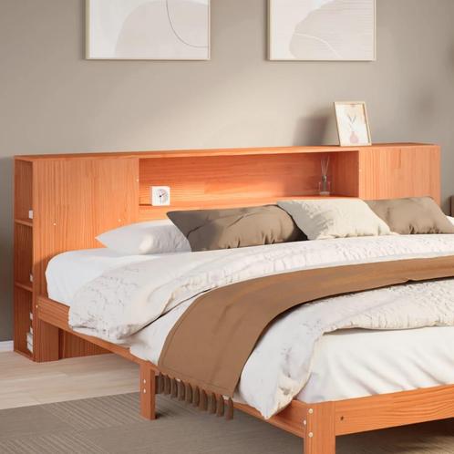 vidaXL Hoofdbord met opbergruimte 180 cm massief grenenhout, Huis en Inrichting, Slaapkamer | Bedden, Bruin, Nieuw, Hout, Verzenden