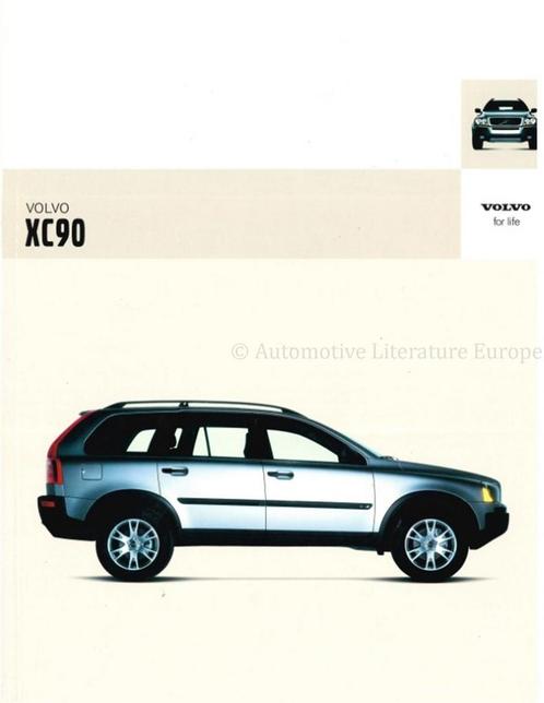 2004 VOLVO XC90 BROCHURE NEDERLANDS, Boeken, Auto's | Folders en Tijdschriften, Volvo