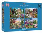 Gibsons puzzel Flora & Fauna - 4 x  van €29,99 voor €23,99, Ophalen of Verzenden, Nieuw