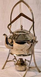 Waterkoker op standaard en brander - Metaal - Art Deco stijl