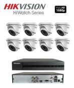 Hikvision Camera Beveiliging 8 x 2 Megapixel Dome + 1TB HDD, Ophalen of Verzenden