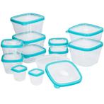 Voedsel Opslag Dozen 24-dlg. Blauw BPA-vrij (Huishouden), Verzenden, Nieuw
