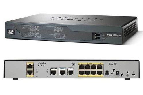 CISCO 891-K9 V02 Integrated Service Router (Geen Adapter), Computers en Software, Netwerk switches, Zo goed als nieuw, Ophalen of Verzenden