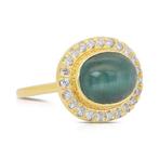 Ring - 18 karaat Geel goud - 7.82ct. tw. Toermalijn -, Nieuw