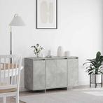vidaXL Dressoir Betongrijs 120 x 41 x 75 cm Bewerkt hout, Verzenden, Nieuw, Overige houtsoorten, Minder dan 50 cm