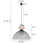 Anne Lighting hanglamp Dunbar 2998ZW Sale, Huis en Inrichting, Ophalen, Overige materialen, Nieuw, Landelijk